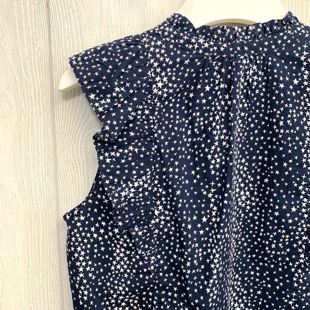 LOFT Blue Star Sleeveless Top XS NWT - Picture 7 of 7
